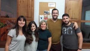 clases de francés en Valencia - cinco alumnos