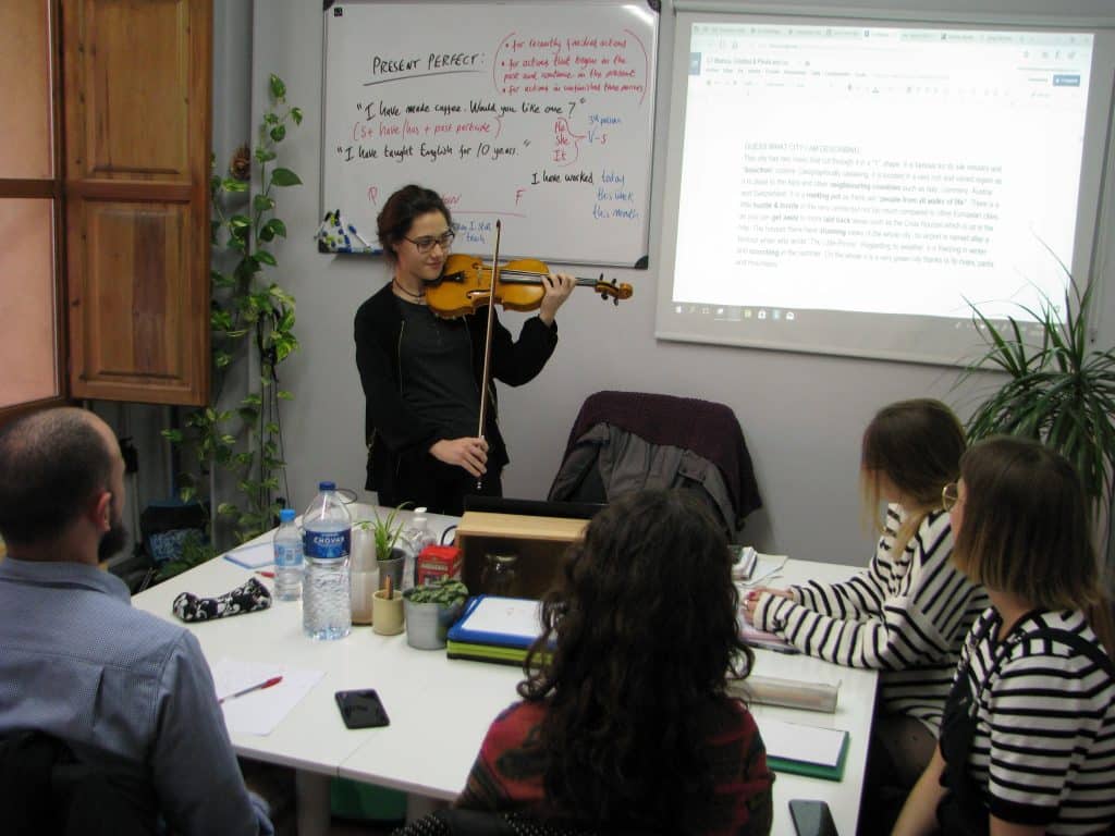 preparación para los exámenes de Cambridge en Valencia - violin