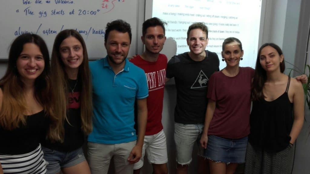 academia de inglés económica en Valencia - clase