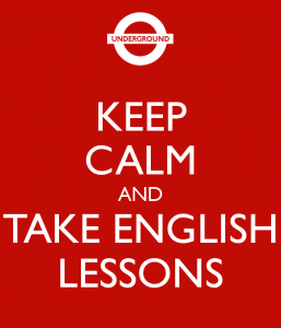 curso intensivo de inglés para adultos en Valencia - cartel metro